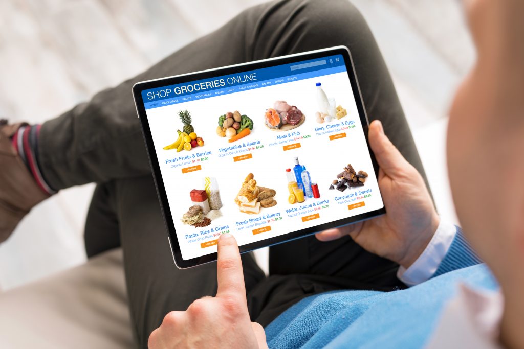 food e-commerce website