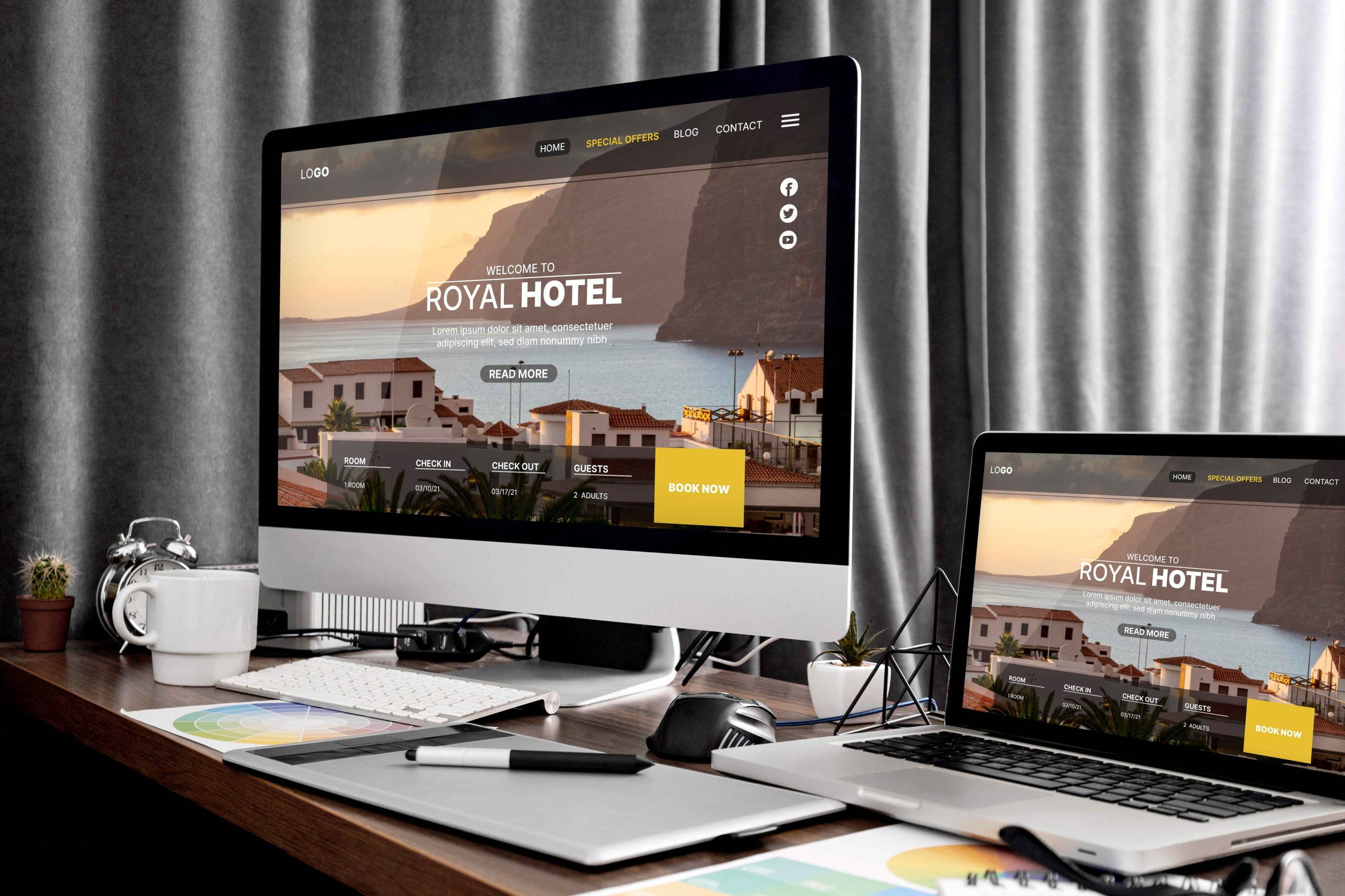 hotel website