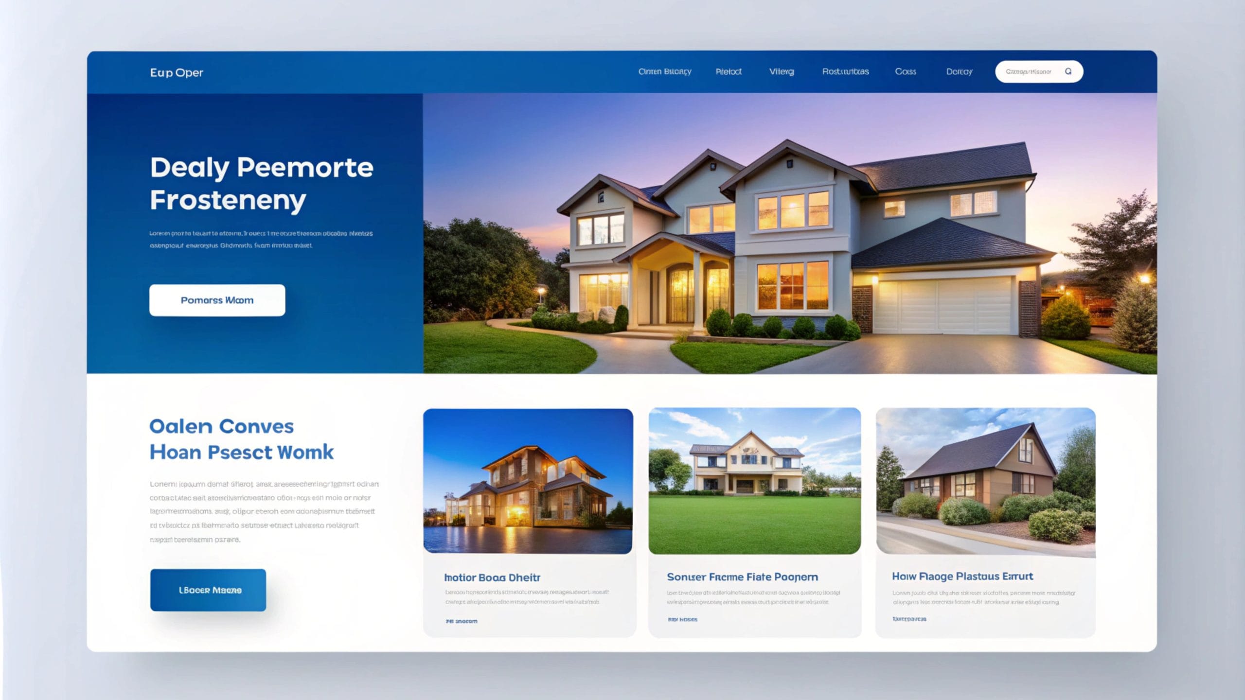 Real Estate Website Design